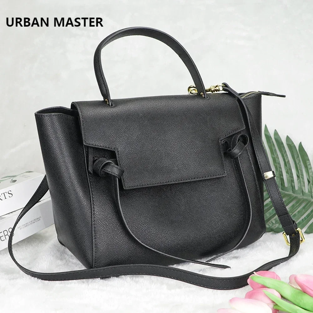 

URBAN MASTER Large Capacity Top-Handle Bags for Women Genuine Leather Casual Crossbody Bag Commuter Handbag 2135