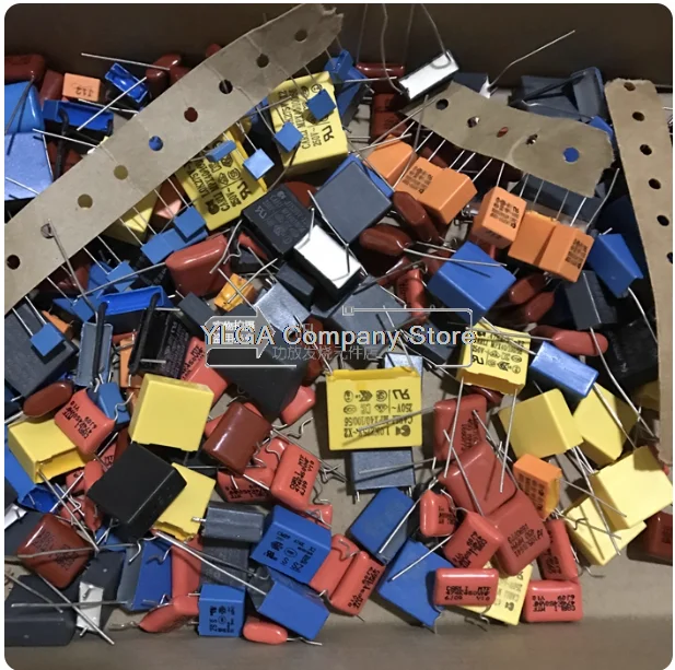 new DIY mixed electronic component package CBB safety calibration strip nylon miscellaneous capacitor package sold at 500g