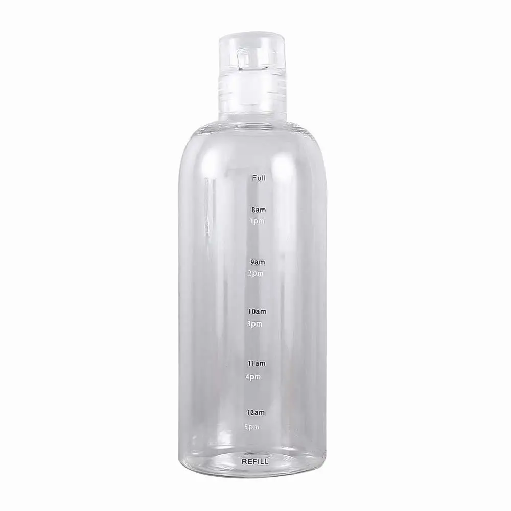 500/700ML Sealing Lid For Travel School With Time Marker Durable Drinkware Drinking Cup Water Bottle Water Cup Coffee Mugs