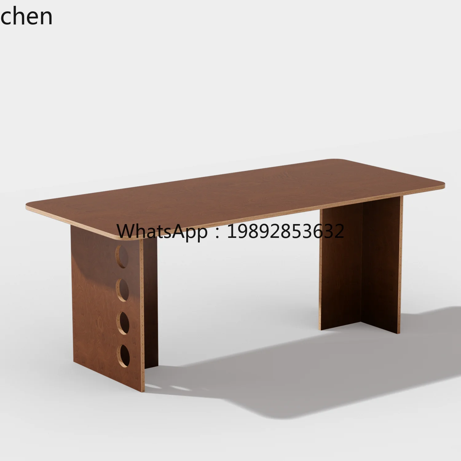 Picture 6: office desk birch computer solid wood home dining table high sense