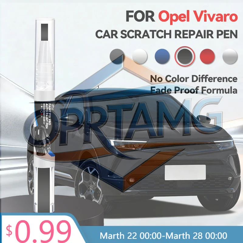 

Горячая новинка 2026: Ручка для ремонта лакокрасочного покрытия автомобиля Opel Vivaro, аксессуары для устранения царапин, цвета: черный, красный, белый, серебристый, оранжевый