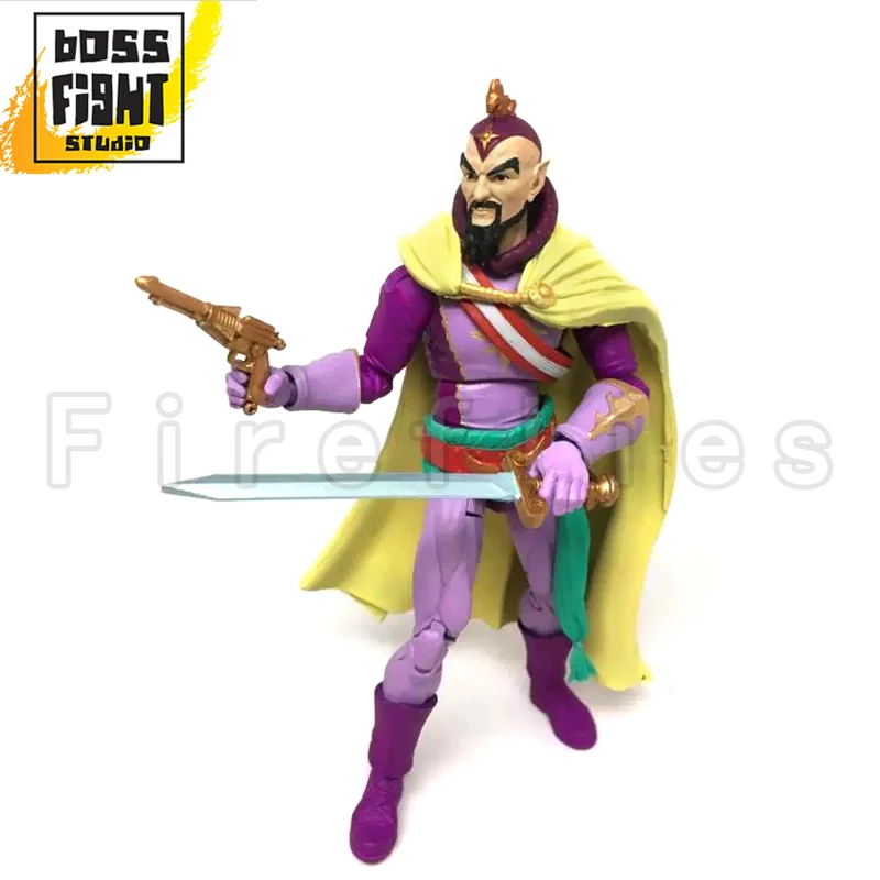 1/18 3.75inches Boss Fight Studio Action Figure BFS Vitruvian H.A.C.K.S Flash Gordon Comic Ming The Merciless Hero Anime Model