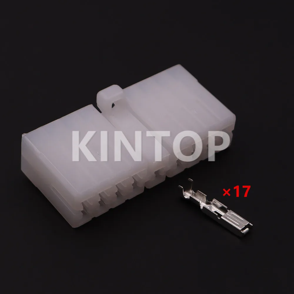 1 Set 17 Pins 172500-1 172509-1 Automobile Electrical Wiring Harness Connector Socket AC Assembly