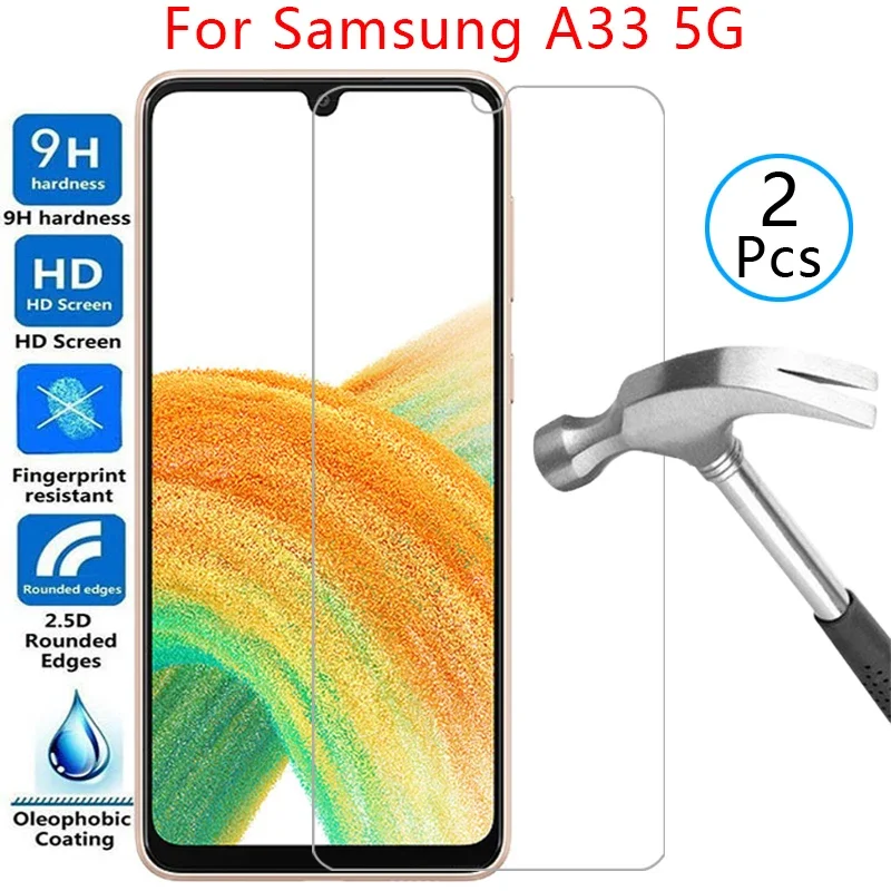 tempered glass case for samsung a33 5g cover on galaxy a 33 33a phone coque samsun samsumg sansung galaxi samsunga33 galaxya33