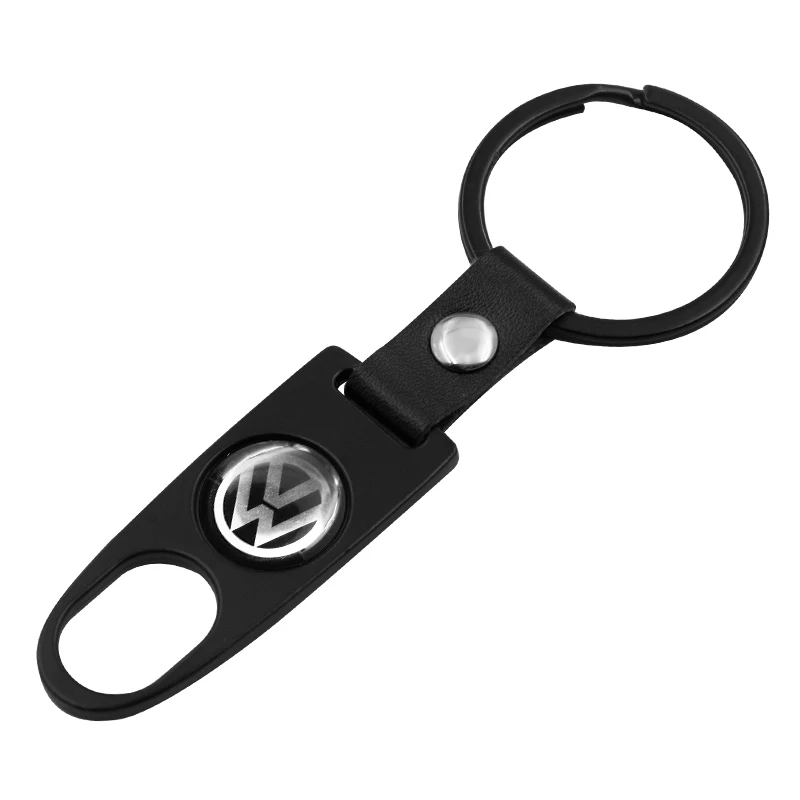 For Volkswagen CC Golf 4 6 7 GTI Tiguan Passat B5 B6 B7 Jetta MK5 MK6 Car Wheel Tire Valve Stems Cap With Keychain Keyring Badge