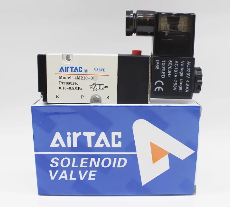 

1PCS New AirTAC 4M21006A 4M210-06 AC220V Solenoid Valve