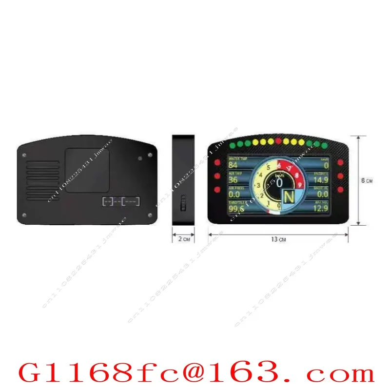 Manual Automatic Transmission Racing Instrument OBD Supports CAN Protocol Customization and Fully Replaces Computer Parts