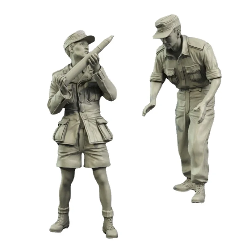 1/35 Schaal Hars Figuur Assemblage Model Kit Modelleren Soldaat Laden Gk Beeldje Ongemonteerd En Ongeverfd Diy Speelgoed