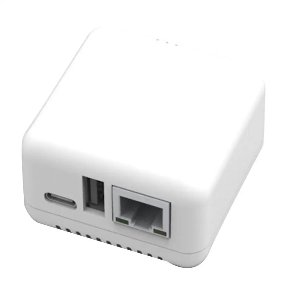 WiFi Network Wireless BT 4.0 Print Server Networking USB 2.0 Port Fast 10/100Mbps RJ-45 LAN Port Ethernet Print Server Drop Ship