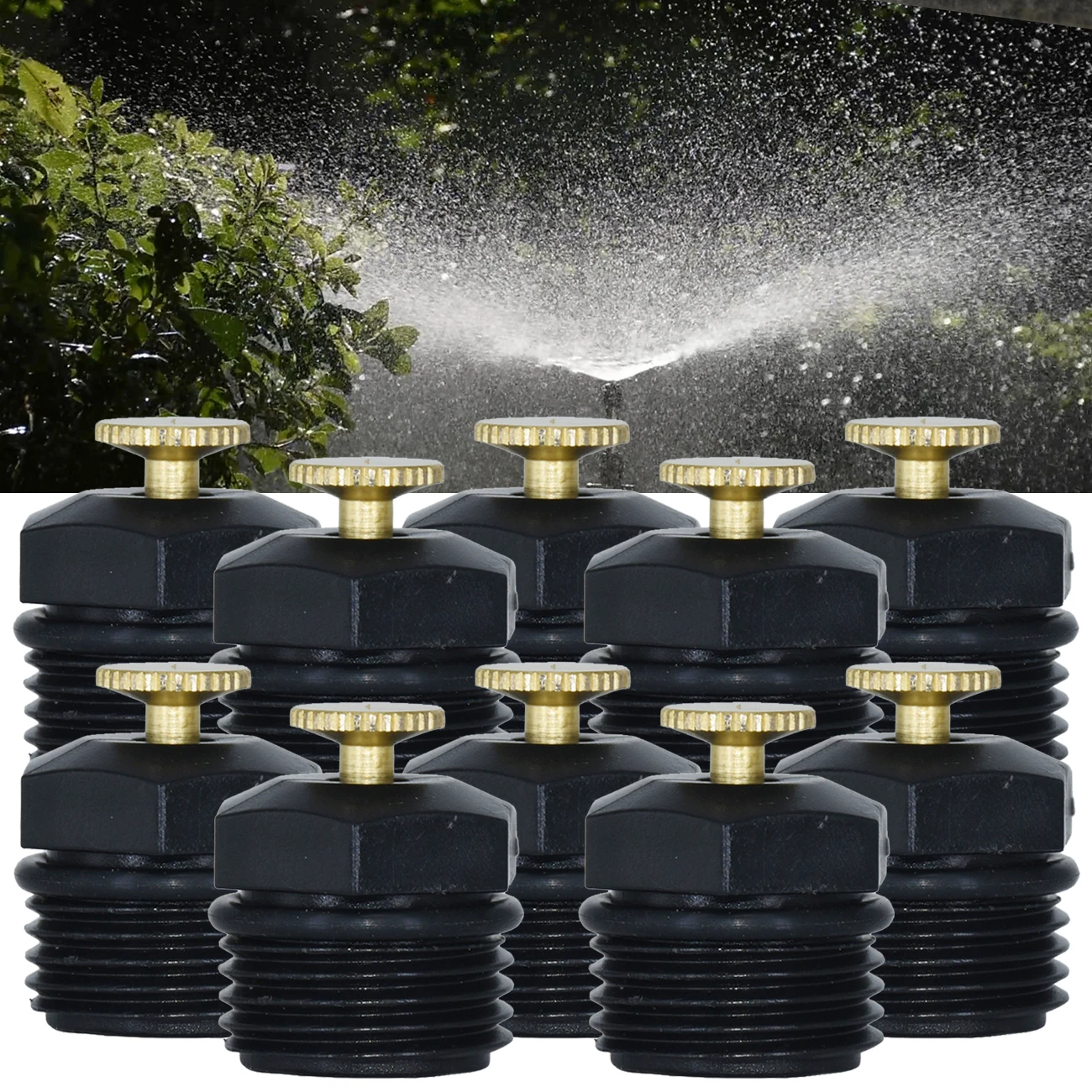 KESLA 5-10pcs 1/2 3/4'' BSP Male Threaded Watering Sprinkler Spray Nozzle Farm Lawn Drip Irrigation System Kit Home Garden Tools