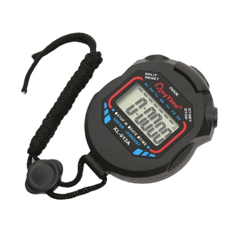 Handheld Multi-Function Digital Sports Timer LCD Classic Electronic Stopwatch Waterproof Stop Watch Tools