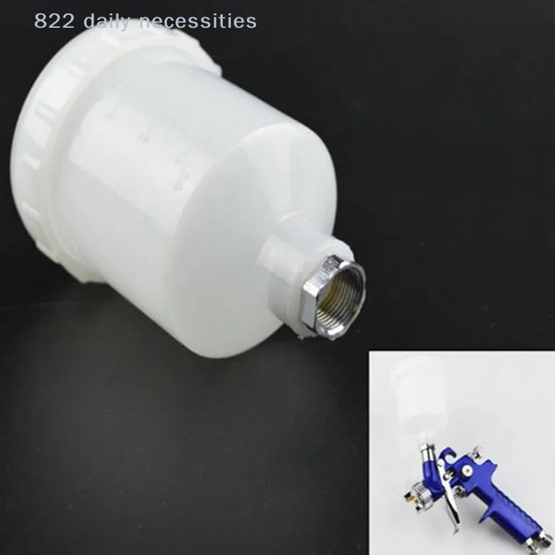 convenientPlastic Spray Paint Cup Sprayer Cup Spray Parts 125ml 250ml 600ml Mini paint spray internal tooth pot