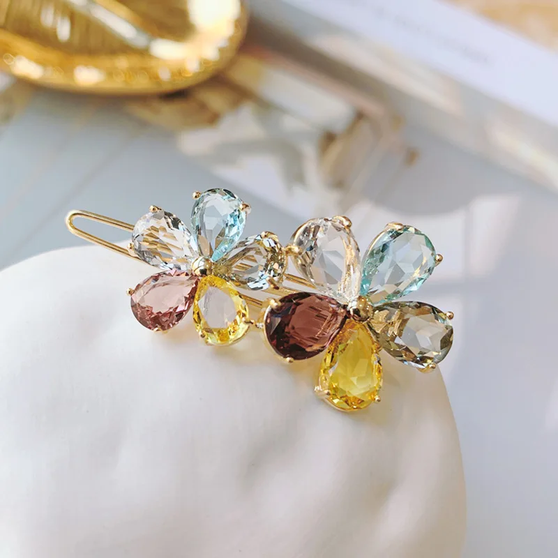 Mini hair accessories Exquisite Hair Clip for Women,Simple and Sweet, Alloy Barrette, Versatile Clips for Women