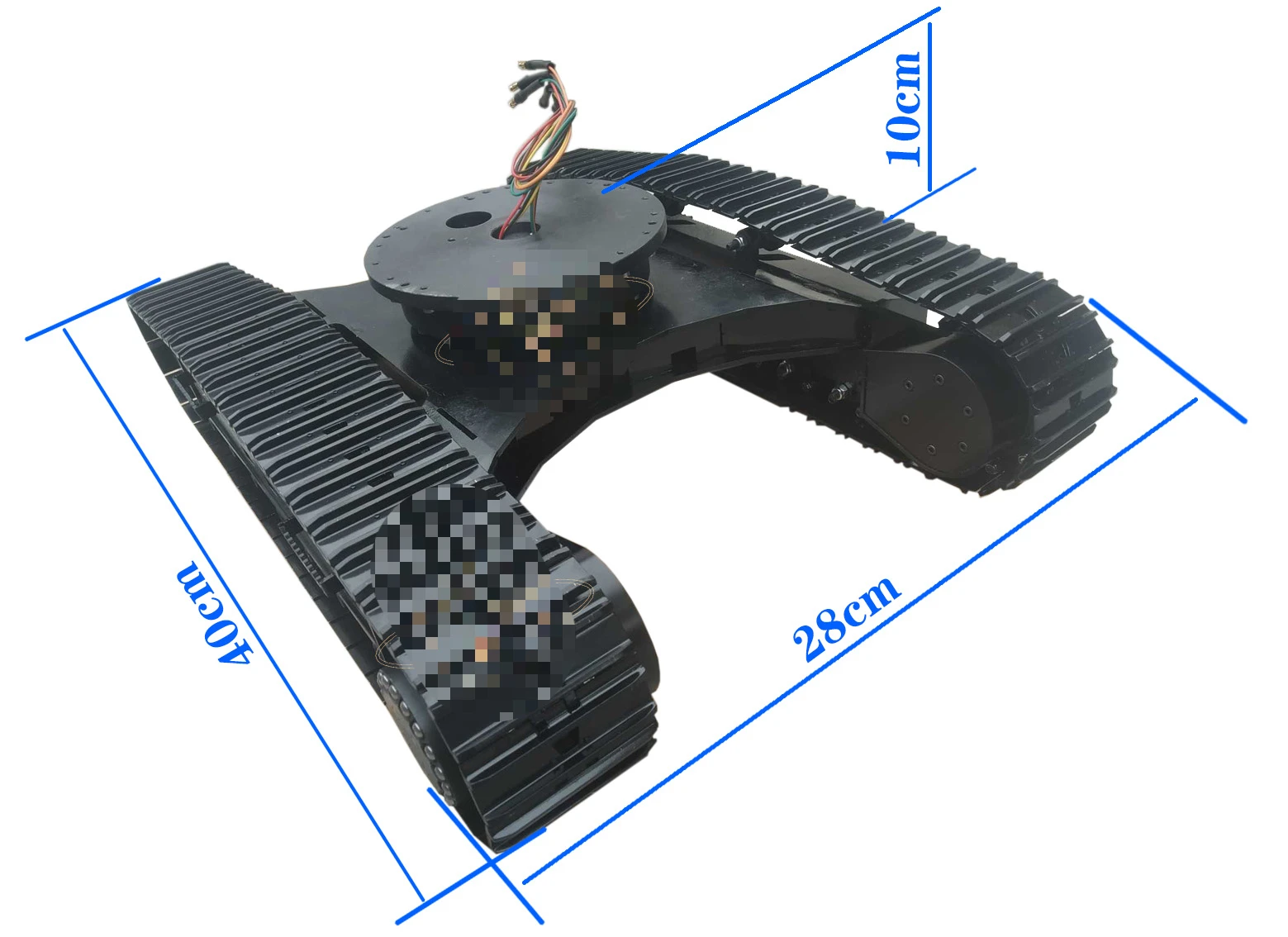 1:12 excavator model brushless walking chassis assembly, high torque fulfillment star