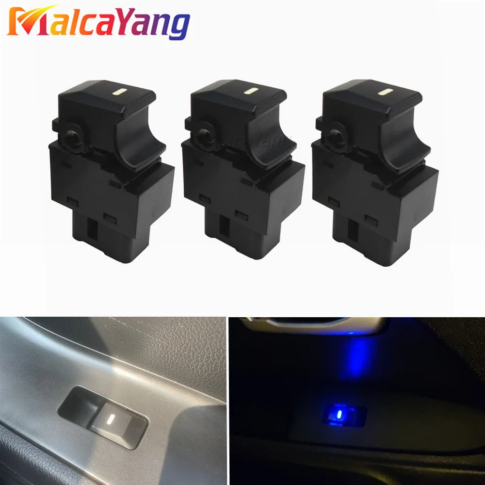 3PCS Car Window Control Switch Button Window Lifter Switches 93575-1H000 369510-1000 for Kia Sportage Door 2011-2015