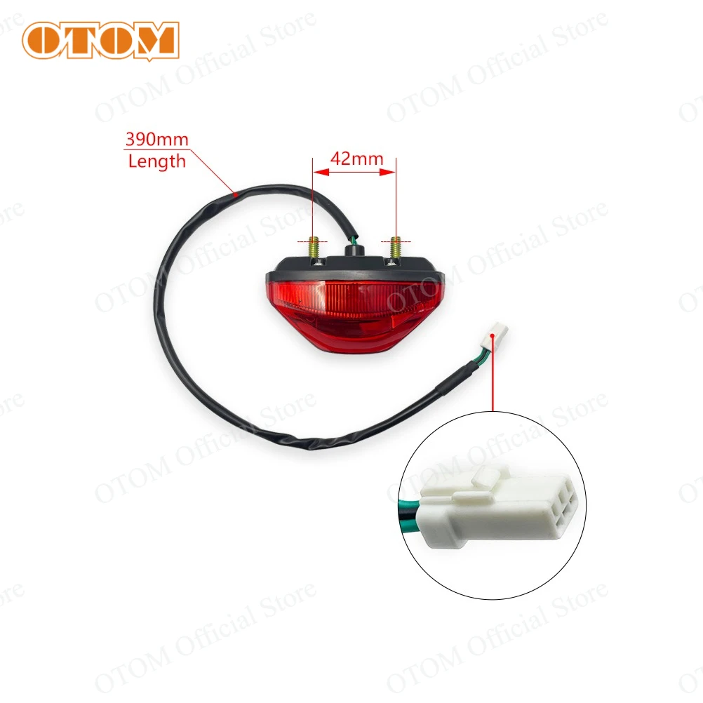 For Surron Ultra Bee Electric Dirt Bike License Plate Bracket Kit SUR RON Motocross Brake Lights Turn Signal Tail Light Assembly