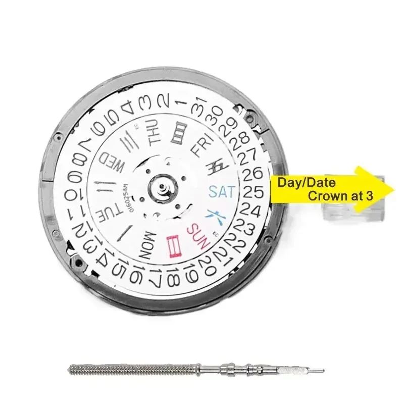 Japan NH36 Beweging Originele Nh36a Drie-dot Dubbele Kalender Automatische Mechanische Voor Skx007 MOD Wijzerplaat Reparatie Horloge Maker