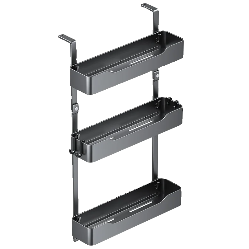 

Kitchen Refrigerator Shelf Side Storage Rack Wall-mounted Household Multifunctional Multilayer Seasoning Products Plastic