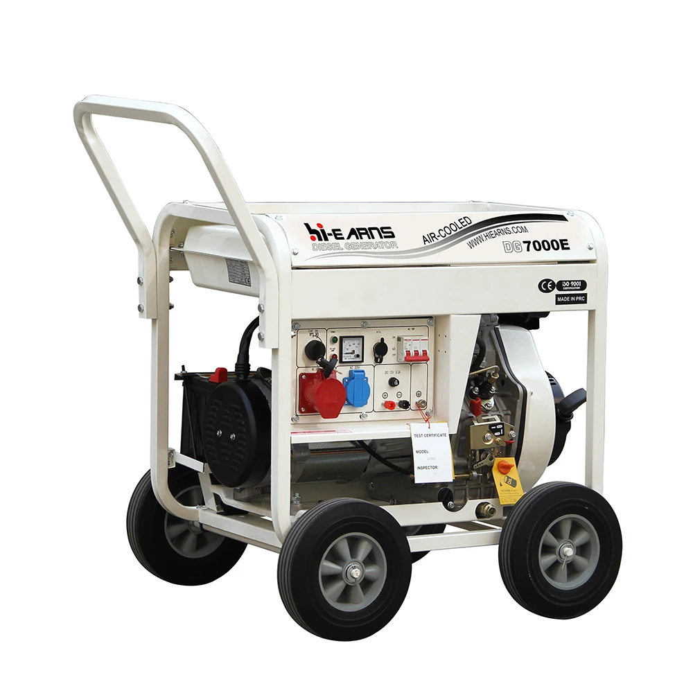 hi-earns 5.5KW open frame movableC die·sel generators portable engine die·sel 188