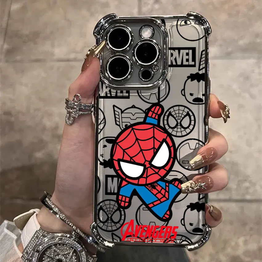 เคสโทรศัพท์มือถือลาย Marvel Spider-Man Venom สำหรับ Xiaomi Redmi A3 14C 13C 12C Note 14 13 12s 11 10 Pro Plus 4G 5G ป้องกันการตกกระแทกพร้อม Airbag