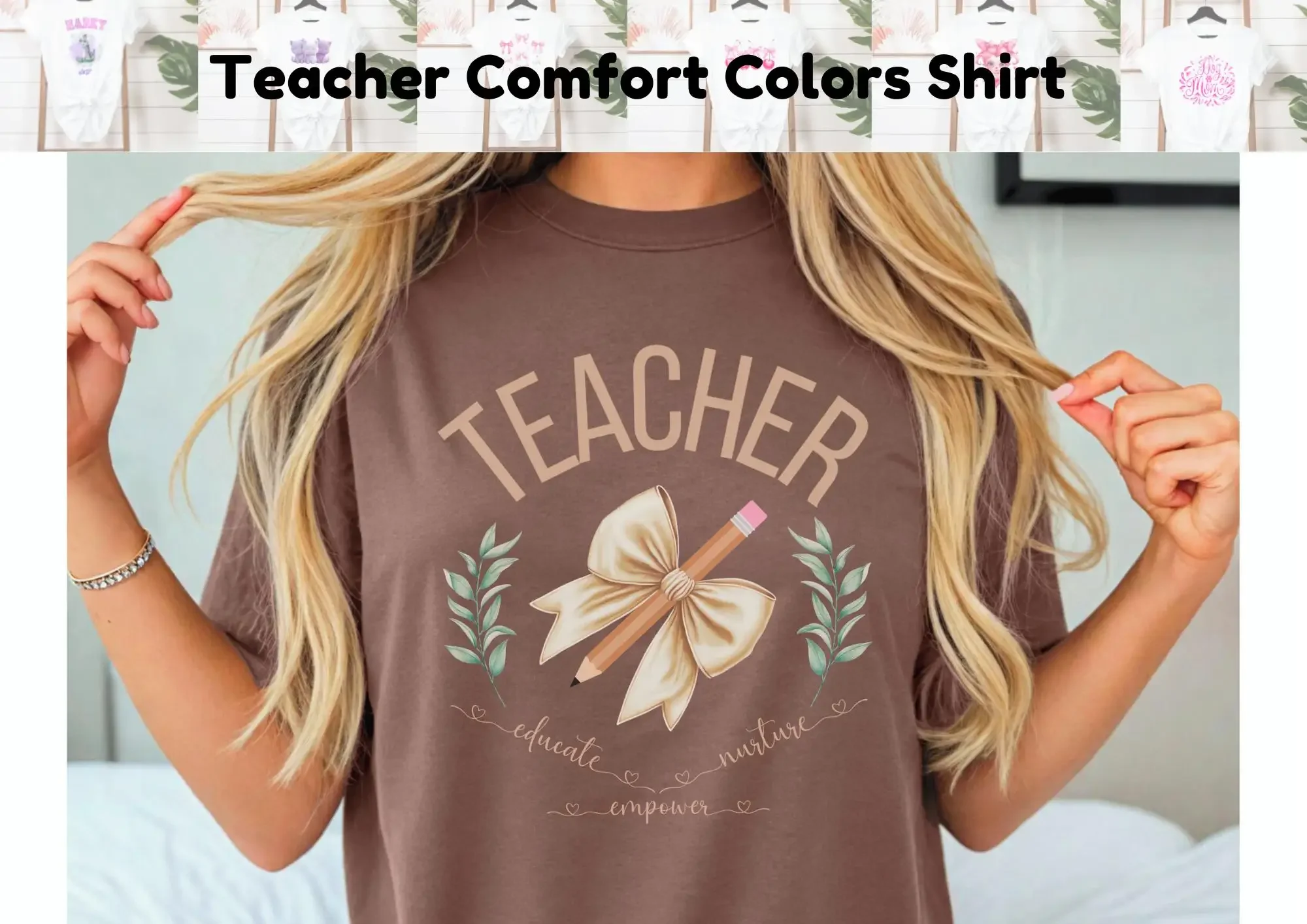 T-shirt pour enseignant, Noël, Retour à l'école 2025, appréciation préférée