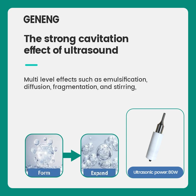 Ultrasonic cell disruptor laboratory plant crushing, traditional Chinese medicine extraction, emulsification and dispersion