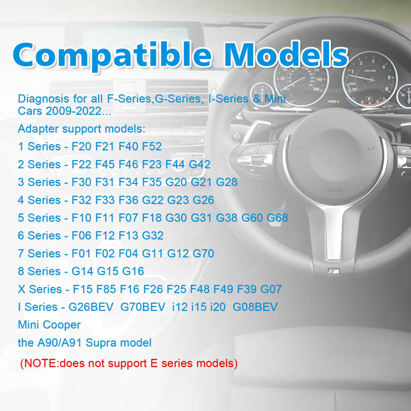 OBD2 Adapter WiFi For BimmerCode,Bootmod3,xDelete,MHD Coding ENET