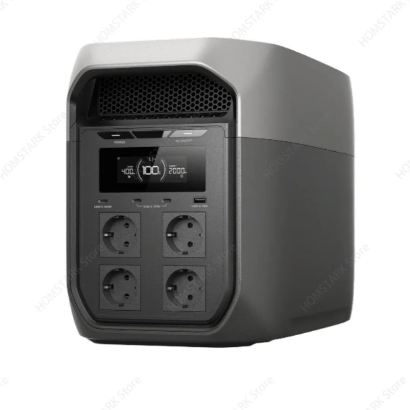 DELTA3 Max Portable Power Station 2kWh 2400W, CN EU Version Lithium Battery Generator for Outdoor Camping Emergency Power Supply