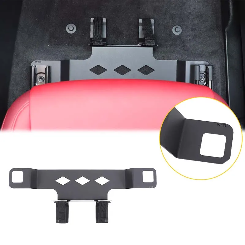 1Pcs carbon steel black For BMW X3 G45 2025+ car passenger seat extinguisher bracket car interior modification accessories