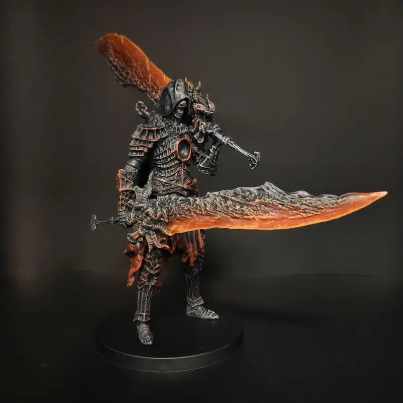 Figura de acción Dark Souls, Caballero Anillado, Ciudad Anillada, Doble Espada, Modelo Coleccionable de Anime, Decoración de Escritorio para Coleccionistas de Juegos