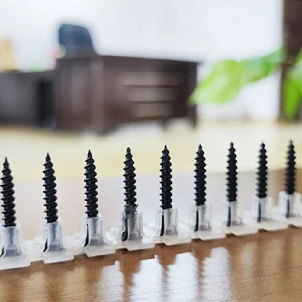 1000Pcs Cross Slot Chain Screws Collated Screws Strip Screws Self-Tapping Screws Sturdy Woodworking Chain Nail Adapter