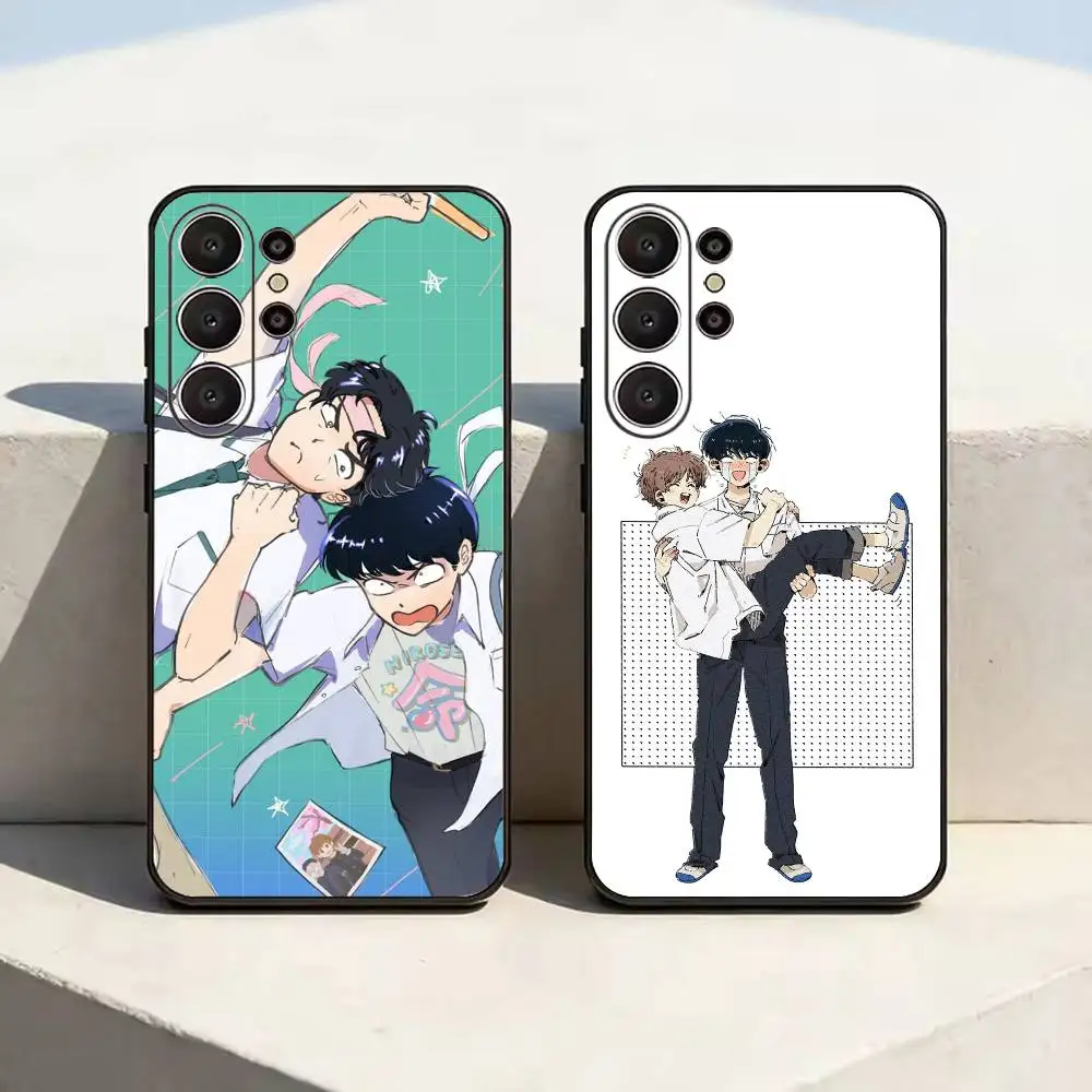 G-Go for It, N-Nakamura! Manga BL Soft Silicone Case for Samsung S26, S24, S21, S22, S23, S30, Ultra,  Plus, FE, Lite-Black