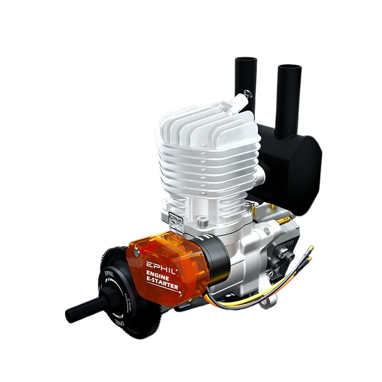 

EPHIL X-20cc-R PRO Electric Start Gas Engine, 2-Stroke Rear Exhaust for RC Aircraft