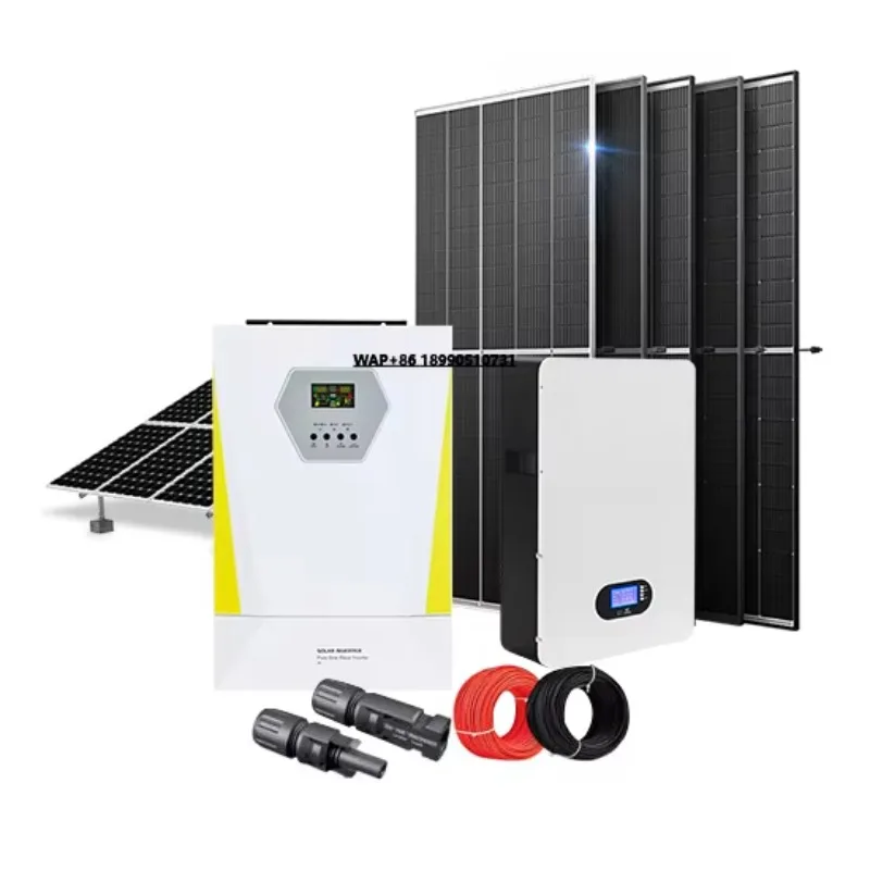 Paneles Solares Energy System 5000w Solar Home Kit Solar Panel Set up Kit Completo Price