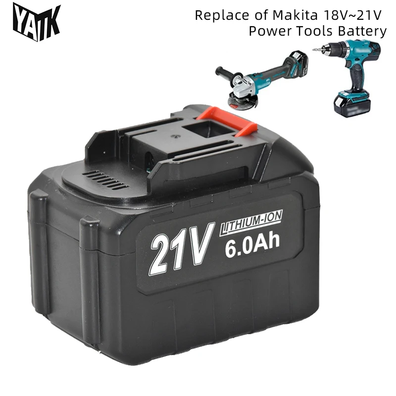 

For Makita 18V 21V Power Tool Battery 6000mAh 4000mAh Rechargeable Li-ion Cells Replace of BL1850 BL1840 BL1440 BL1415 BL1815N