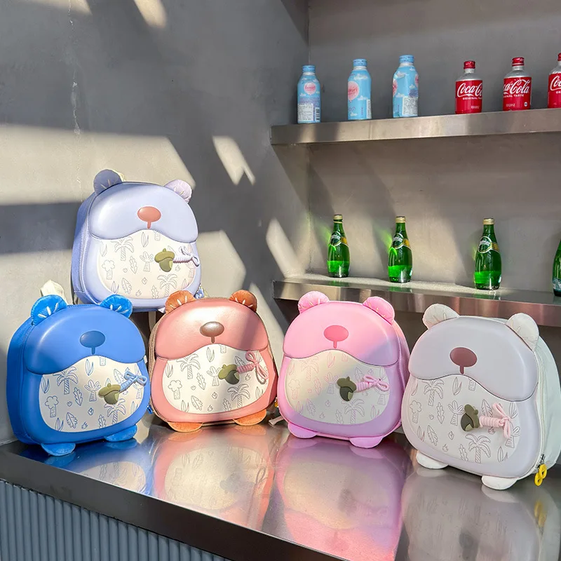2026 New Children's School Bag Cartoon Printing Kindergarten Opening Backpack for Boys and Girls Bear Backpack