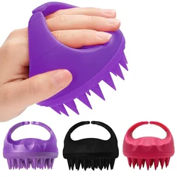 Shampoo Brush Head Massager, Massagem do couro cabeludo, Pente de lavar o cabelo, Esfoliador, Ferramentas Scrubber, Novo