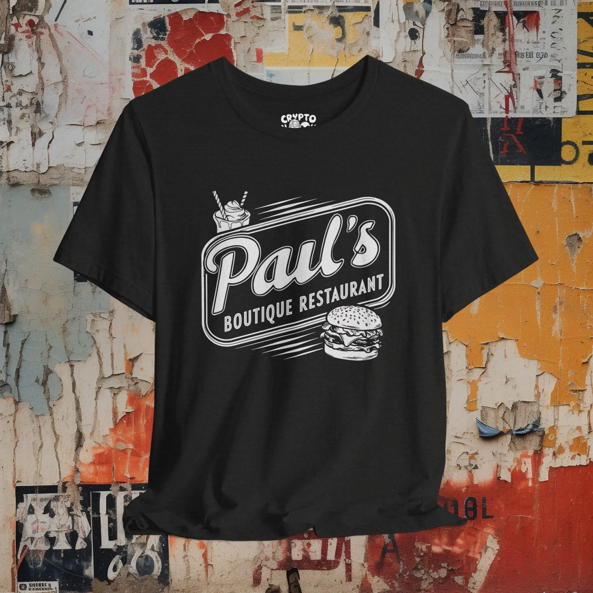 Paul'S Boutique Dinner T Shirt Vintage Style Bella Canvas Retro Music Fan Top Unique Idea