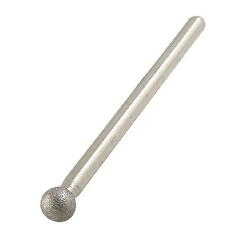 

B03C-50 Pcs 5Mm Ball Nose 3Mm Shank Diamond Mounted Point Grinding Bits