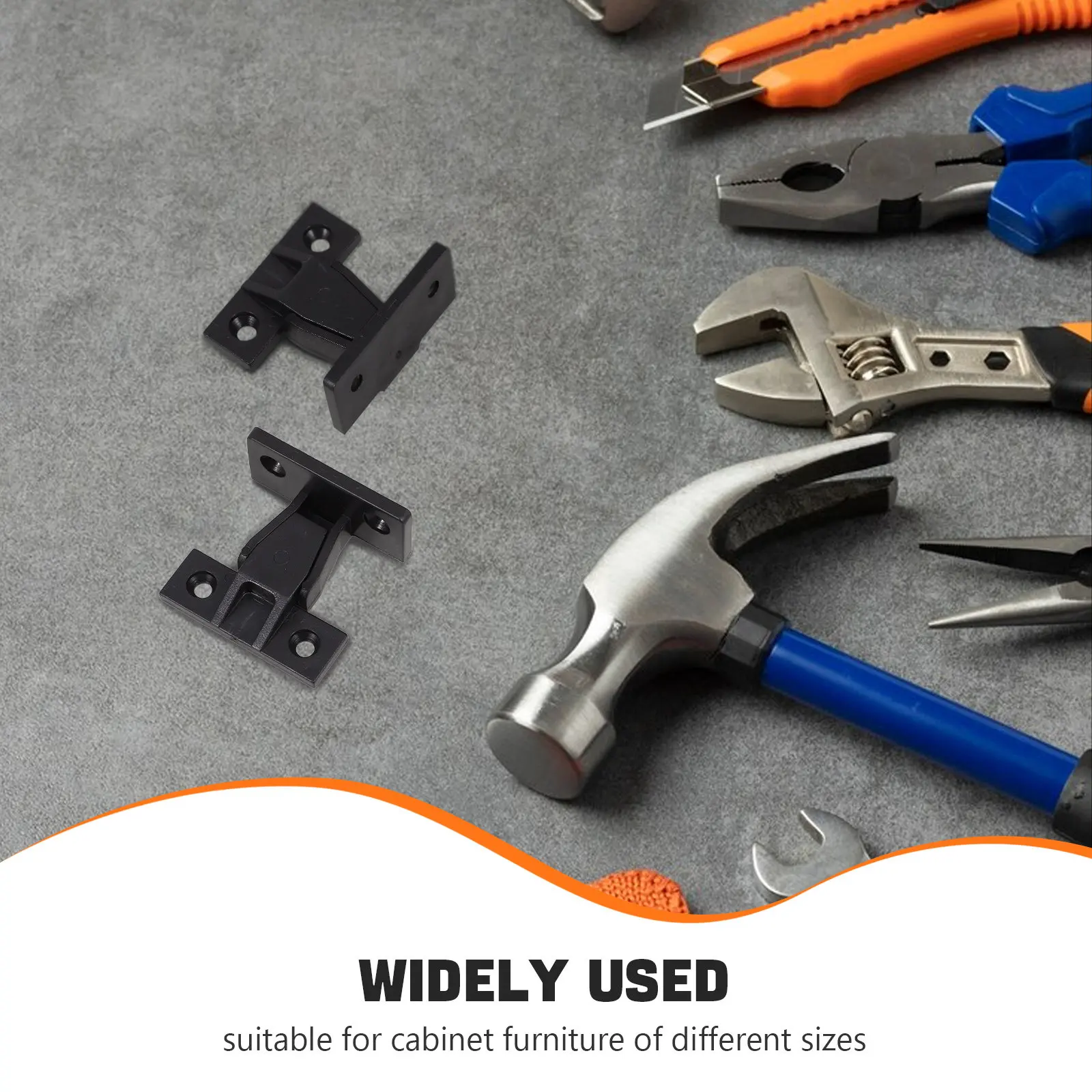 12/24 Set Roman Column Buckle Connector Adjustable Cabinet Clips Plastic False Front Furniture Bracket Wall Cabinet Installation