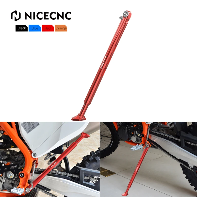 For GasGas 2021-2023 EC 300 Adjustable Kickstand Larger Side Stand Pad EX EC 125 250 300 EXF ECF 250 300 350 400 450 Enduro