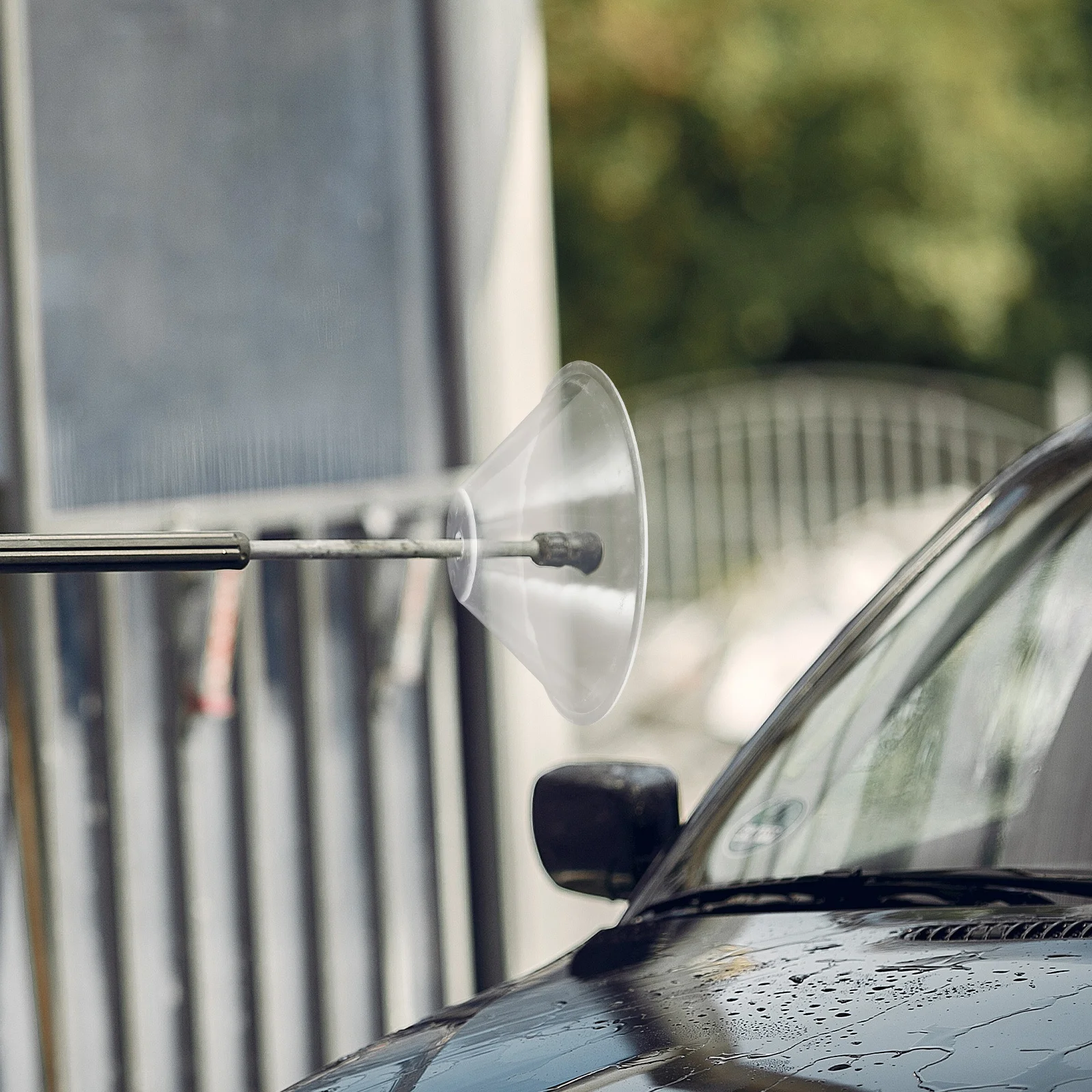 

Car Washing Splash Guard Water Sprayer Nozzle Protector Pressure Washer Hose Gasket Windshield Cleaning Shield Fan-Shaped