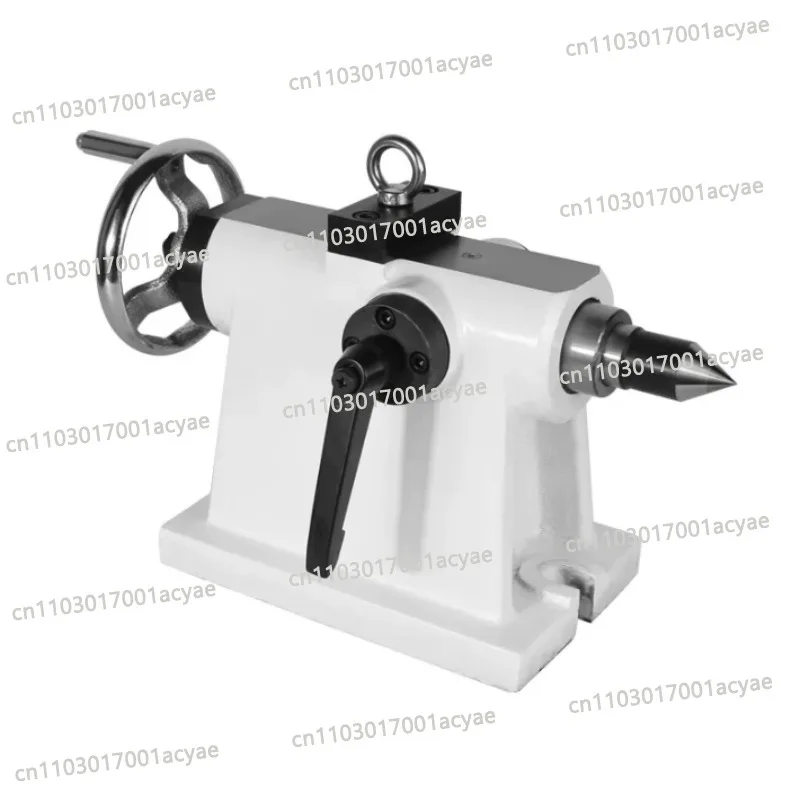 Four-axis tail seat indexing head Heavy duty fast instrument lathe Manual rotation of tail top numerical control machining