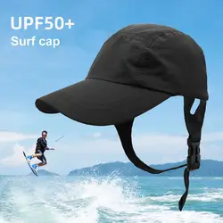 Surfing Sun Hat Unisex with Adjustable Buckle Sun Protection Caps with Wide Brim Camping Hiking Anti-UV Caps Sports Hat