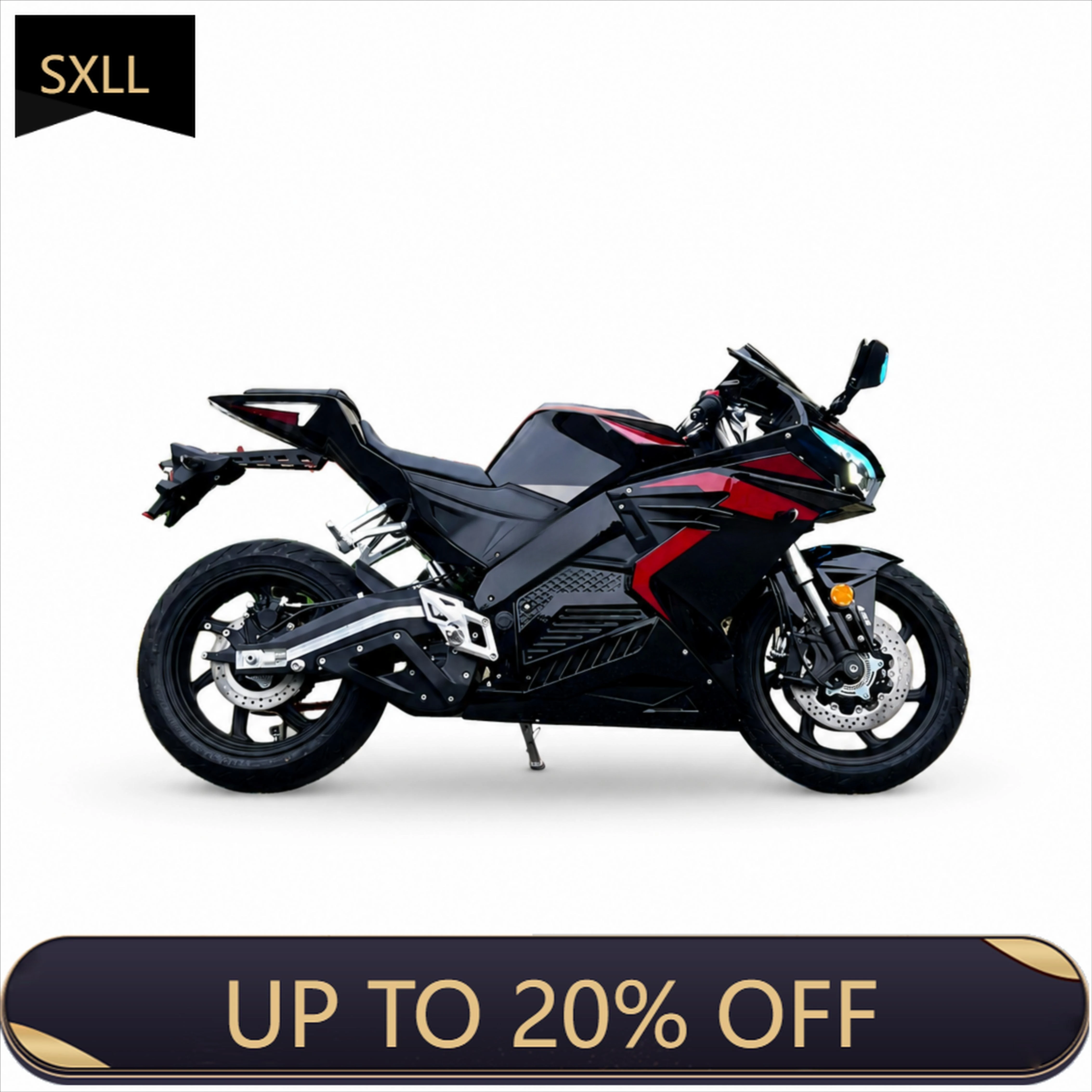 SXLL New Model Liquid Cooled Chian Drive Motor 10KW Speed 150km/h+ 12KWH Lithium Battery  Super Electric Motorcycle for Adult