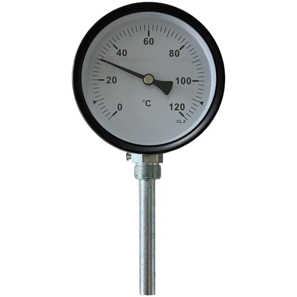 Bimetallic Thermometer For Heating Temperature Gauge for dial Diameter 100mm for dial Thermometer Stainless Steel Casing