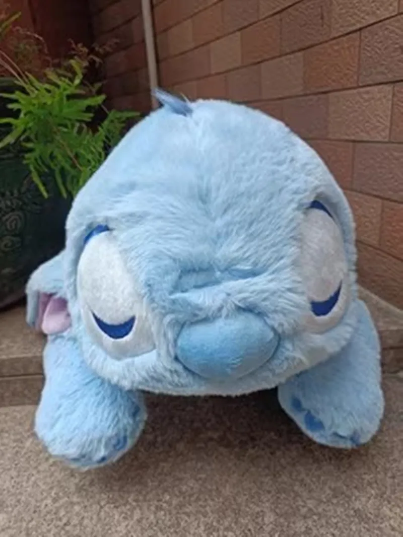 Disney Jumbo Sleep Stitch Plush Toy Doll Birthday Gift  55cm