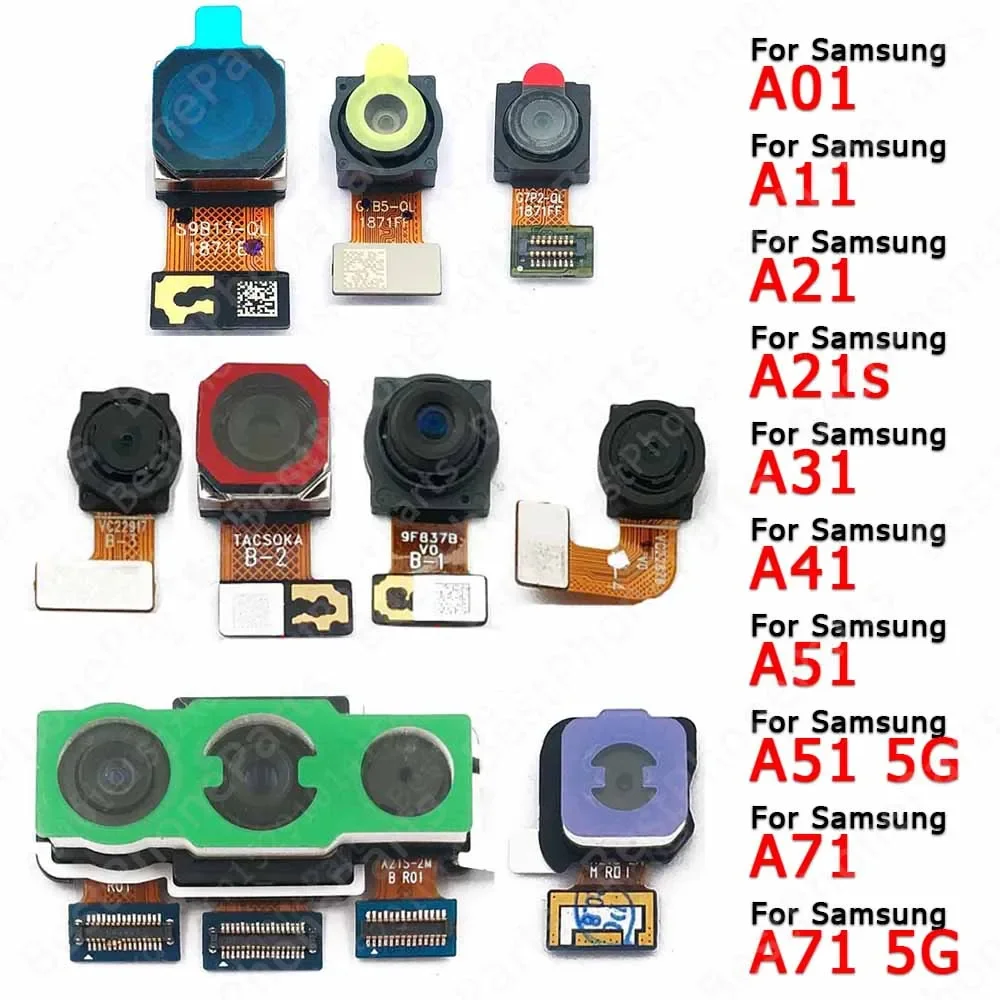 Rear Camera For Samsung Galaxy A21 A21s A31 A41 A51 A71 5G A01 A11 Back Camera Module Backside Replacement Spare Parts