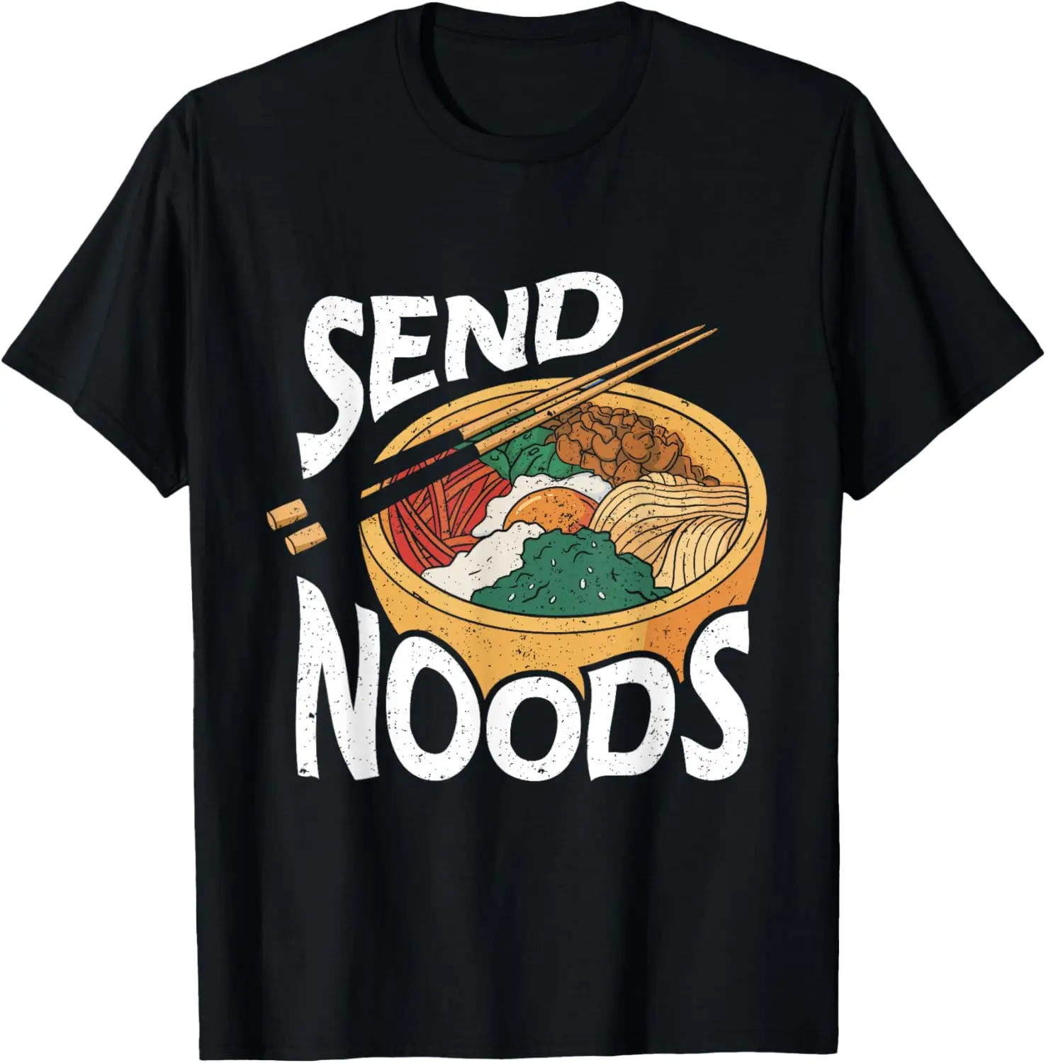 

Забавная футболка с лапшой Send Noods