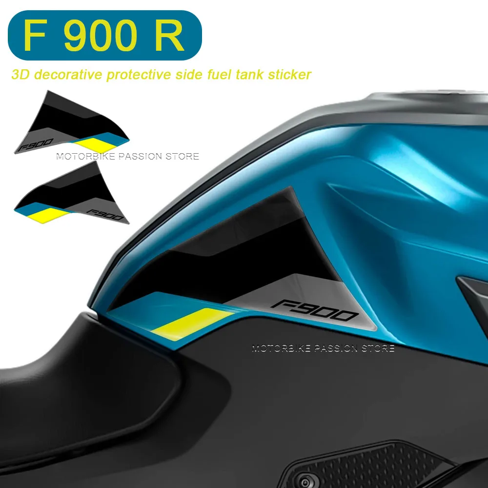 

F900R 2025 Motorcycle Accessories Waterproof Sticker 3D Resin Protective Sticker Tank Pad Sticker Kit for F 900 R f900r 2026